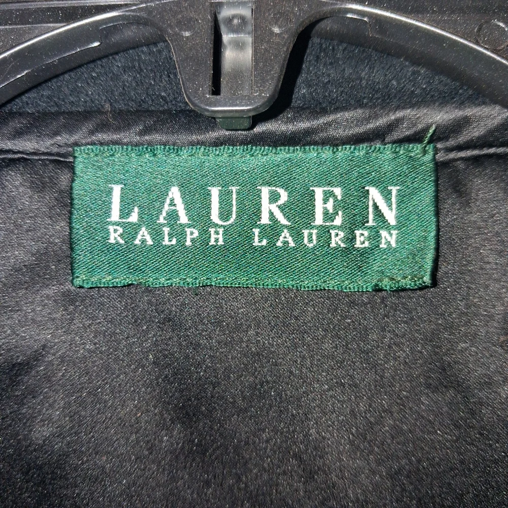 Lauren Ralph Lauren Black Women's Blazer In A Size Mesium. EUC. - Picture 3 of 7